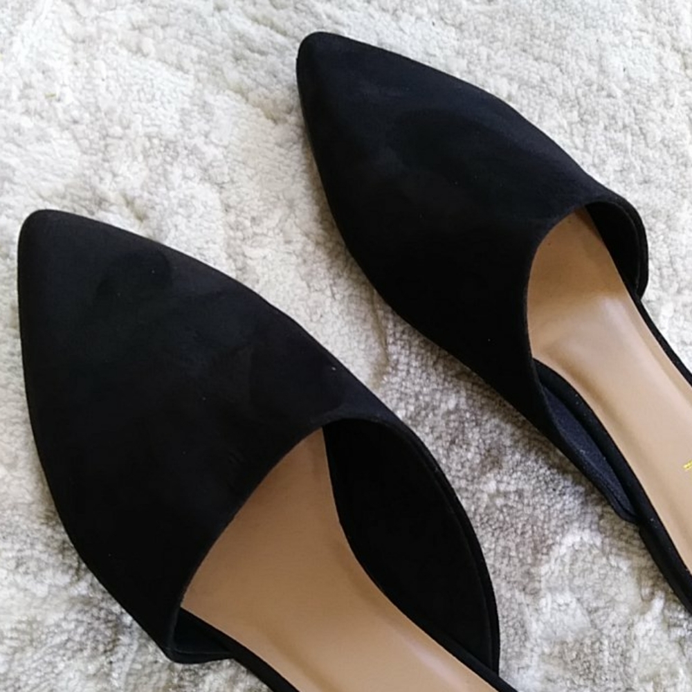 She & In Pointed Toe Slider Flats Size 7 - Picture 5 of 10